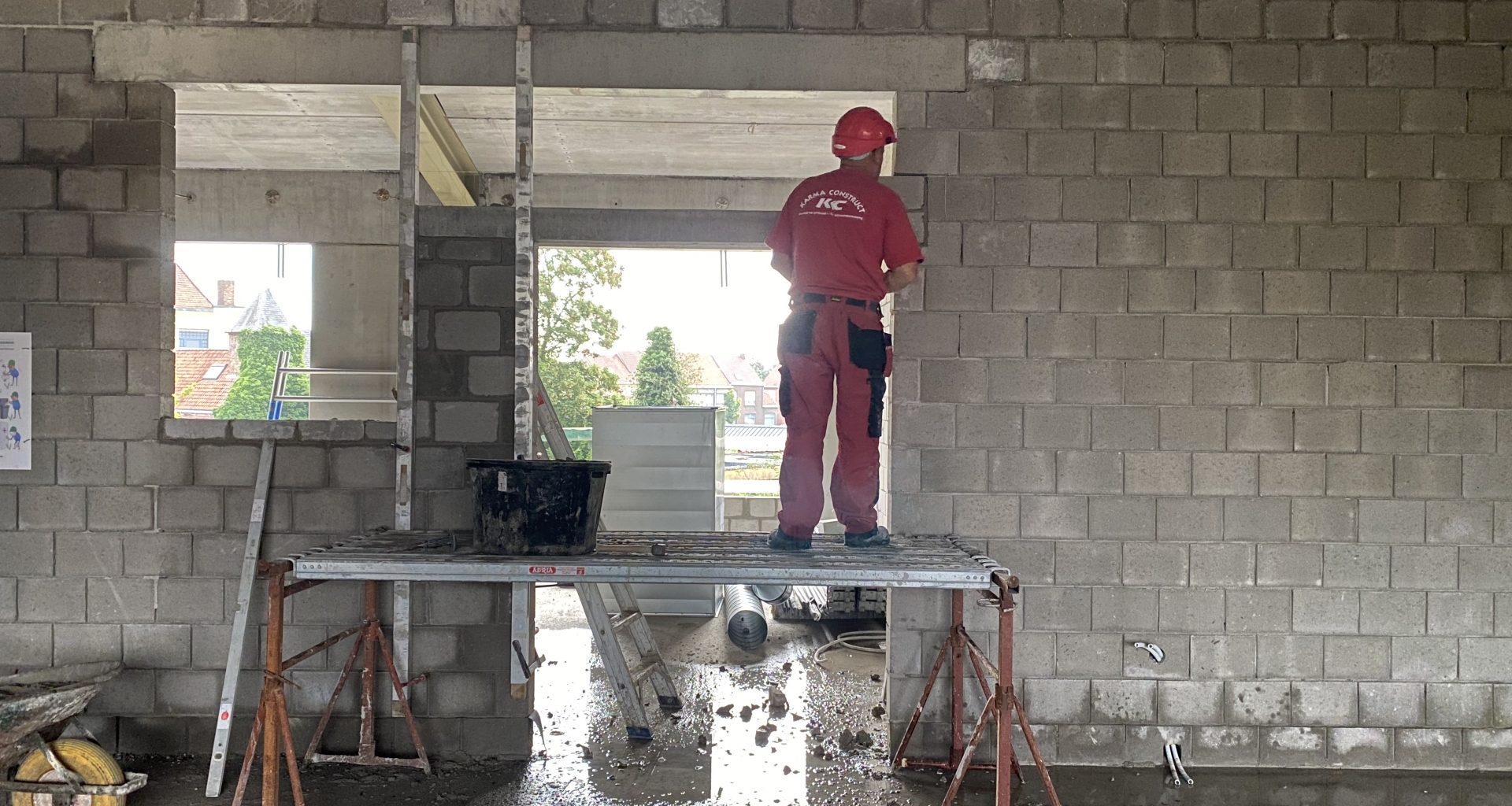 Maçonnerie et bloc béton